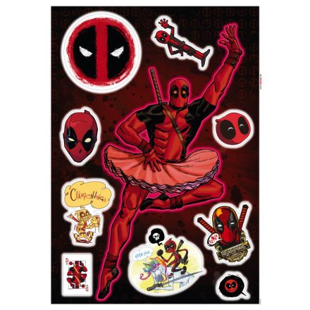Deadpool viccesen, jópofa falmatrica