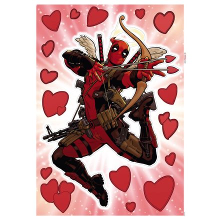 Deadpool szerelem, faldekoráció kicsiknek