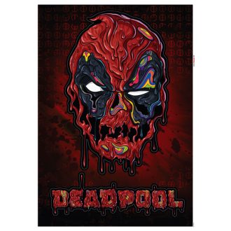 Deadpool olvadás, gyerekdekor falra