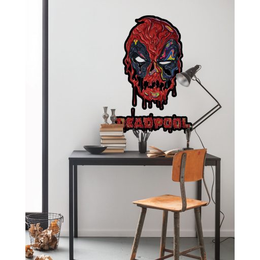 Deadpool olvadás, gyerekdekor falra