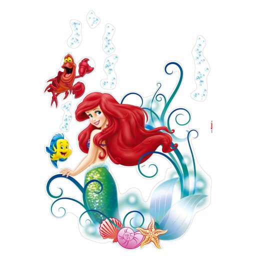 Ariel, Disney hercegnős falmatrica