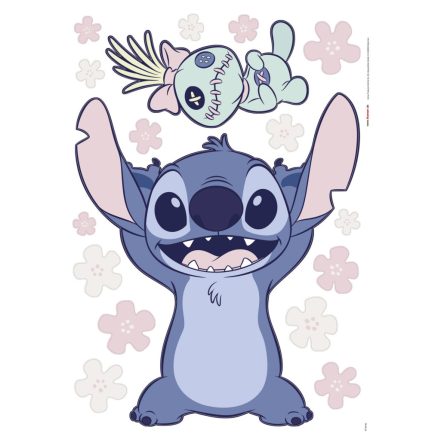 Disney Lilo és Stitch - Életnagyságú, mesés falmatrica