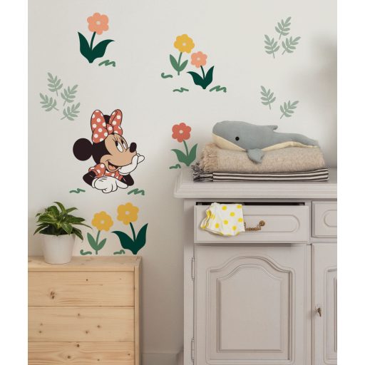 Disney Minnie egér - Virágzó szépség, gyerekeknek matrica falra