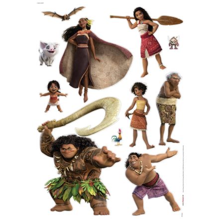 Disney Moana 2 - Család, falmatrica gyerekeknek