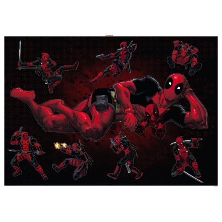 Deadpool pózol, gyerekeknek faldekor