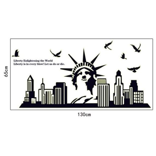 New York, éjjel világító falmatrica