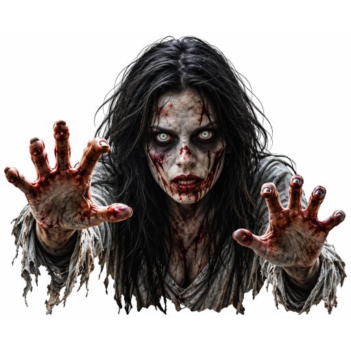 Alkonyati zombi, halloween üzletdekoráció