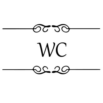 WC felirat ajtóra