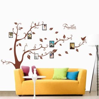 Barna családfa, falmatrica