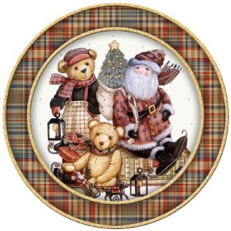 Egy retro karácsony este, karácsonyi ablakmatrica