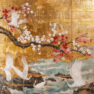   Japán rizspapír hatású cseresznyevirágos csempematrica csomag