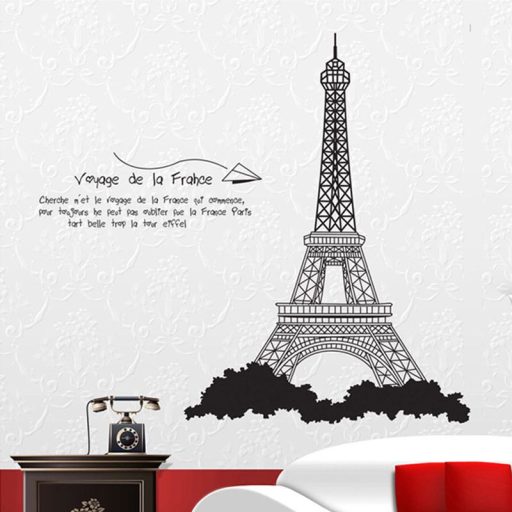 Eiffel torony falmatrica, fekete