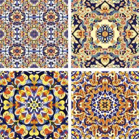 Talavera aprómintás csempematrica csomag