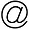 E-mail ikon, tanksapka matrica