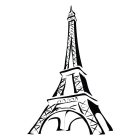 Eiffel-torony, faltetoválás