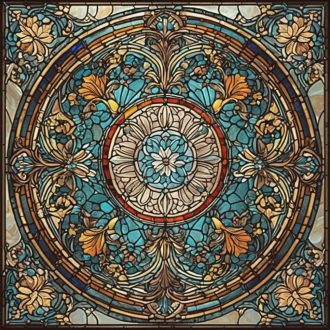 Valentina, ólomüveg hatású csempematrica csomag