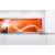 Narancsos fények, konyhai matrica hátfal, 180 cm
