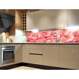 Rózsák, konyhai matrica hátfal, 180 cm