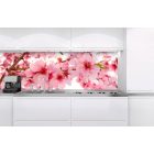 Cseresznyevirágok, konyhai matrica hátfal, 180 cm