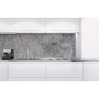 Beton, konyhai matrica hátfal, 180 cm