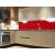 Piros bútor, konyhai matrica hátfal, 180 cm