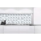 3D hatású csempeminta, konyhai matrica hátfal, 180 cm