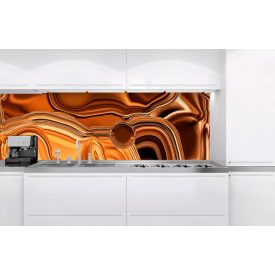 Bronzos folyadék, konyhai matrica hátfal, 180 cm