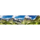 Havas hegyek, konyhai matrica hátfal, 260 cm