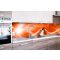 Narancsos fények, konyhai matrica hátfal, 260 cm