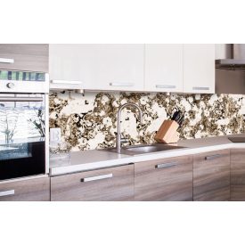 Antik hatás, konyhai matrica hátfal, 260 cm