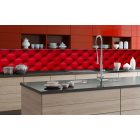 Piros bútor, konyhai matrica hátfal, 350 cm