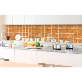 Natúr csempeminták, konyhai matrica hátfal, 350 cm