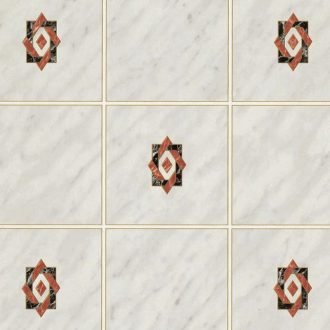 Csempeminta bordó betéttel, öntapadós tapéta