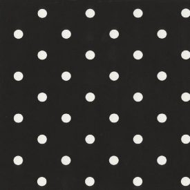 Fekete pöttyös mintás öntapadós tapéta