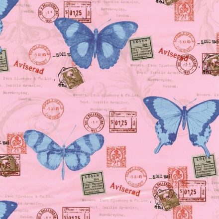 Pillangó mintás öntapadós tapéta a Dekoráció Webáruházban