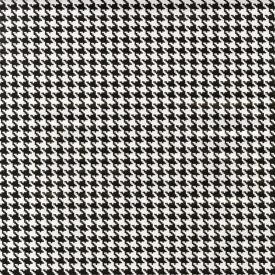 Fekete tyúkláb mintás öntapadós tapéta