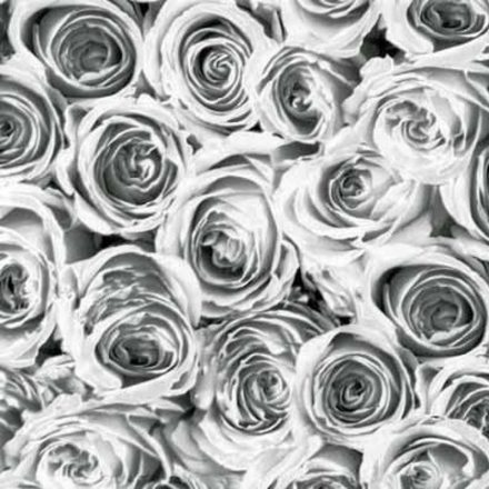 Fehér rózsa mintás öntapadós tapéta a Dekoráció Webáruházban