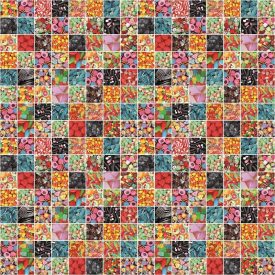 Cukorka mintás öntapadós tapéta