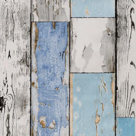 Kék kopott deszka mintás öntapadós tapéta a Dekoráció Webáruházban
