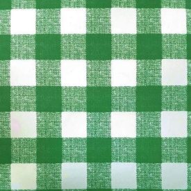 Zöld szövetkockás mintás öntapadós tapéta