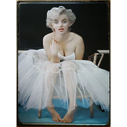 Marilyn Monroe (2), retró fémtábla