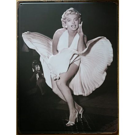 Marilyn Monroe, retró fémtábla