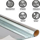 Belátás csökkentő tükrös hővédő ablakfólia, sztatikus