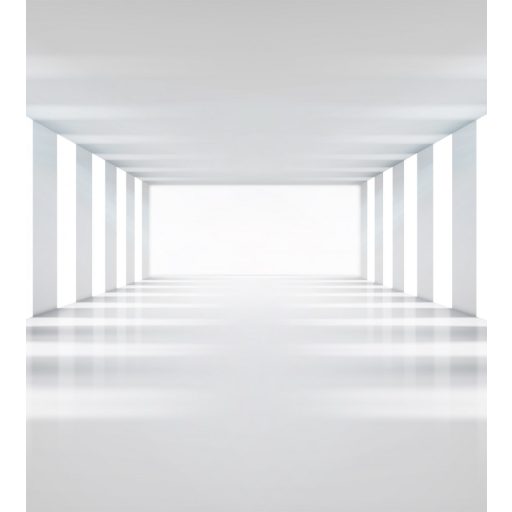 Fehér folyosó, poszter tapéta 225*250 cm