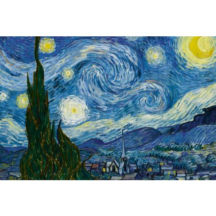 Éjszakai égbolt, festmény hatású poszter tapéta 375*250 cm
