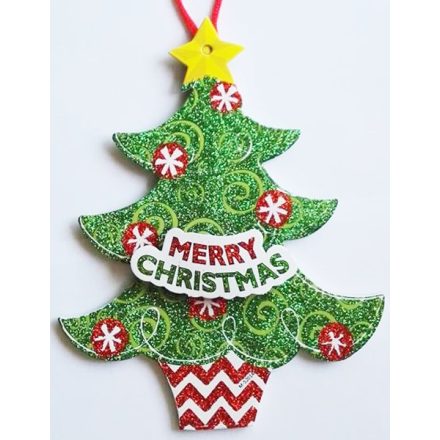 Karácsonyfa, karácsonyi ajtódekor a Dekoráció Webáruházban
