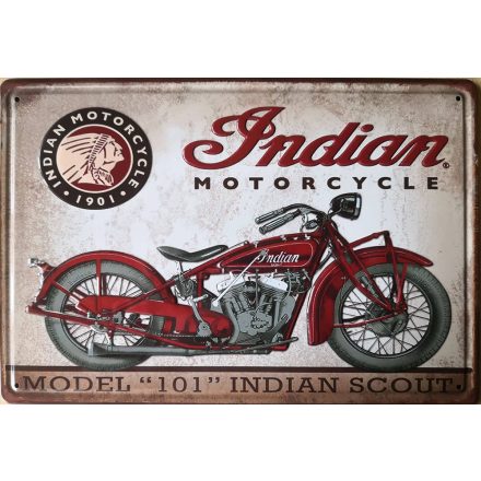 Indian motorcycle, retró fémtábla