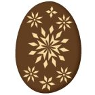 Gél húsvéti tojásmatrica - szalmaszín minták