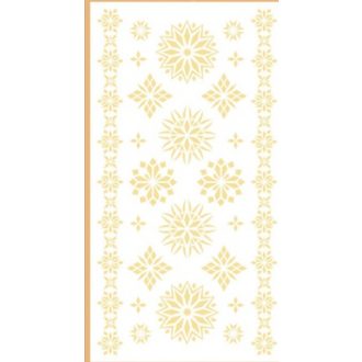 Gél húsvéti tojásmatrica - szalmaszín minták