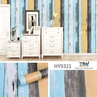 Dekoratív vintage famintás öntapadós tapéta